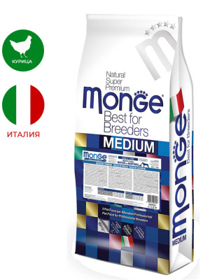 Monge Breeder Dog Medium Starter, курица, 15 кг