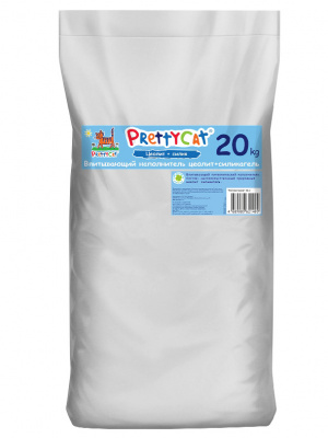 PrettyCat наполнитель впитывающий для кошачьих туалетов Naturel, 20 кг