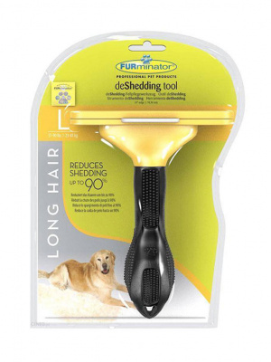 FURminator Long Hair L Фурминатор для длинношерстных собак крупных пород, 10см Старая коллекция