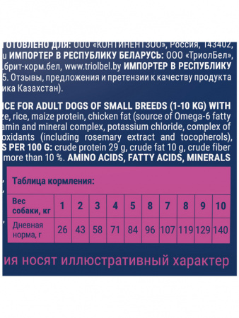 Brit Premium Dog Sensitive Adult Small, для мелких пород, ягненок с рисом
