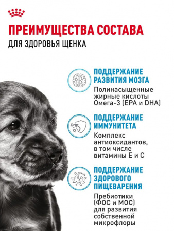 Royal Canin Mini Puppy сухой корм для щенков мелких пород (4-10 кг) до 10 месяцев