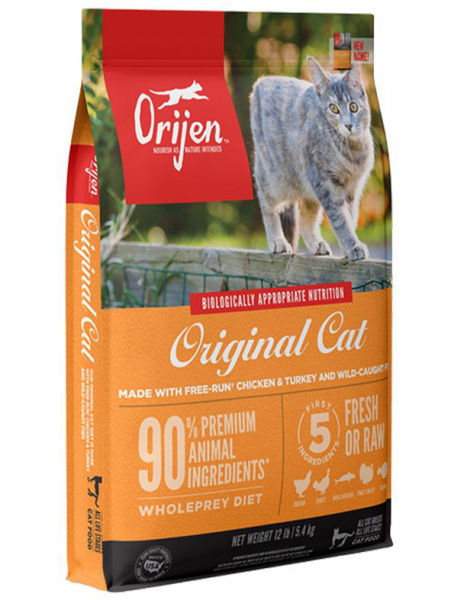 Orijen Cat Original сухой корм для кошек и котят всех пород, беззерновой