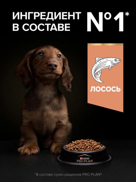 Pro Plan Small&Mini Puppy Sensitive Skin купить в ZooKorm24.ru
