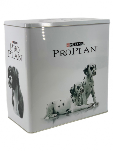 Контейнер №1 Металл ProPlan белый с крышкой