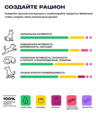 Wellement Puppy Medium&Large сухой корм для щенков средних и крупных пород, индейка