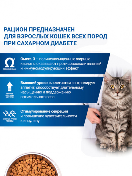 Monge VetSolution Cat Diabetic для кошек при сахарном диабете