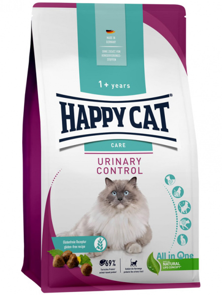 Happy Cat Sensitive Urinary Control сухой корм для кошек, для защиты мочевыводящих путей