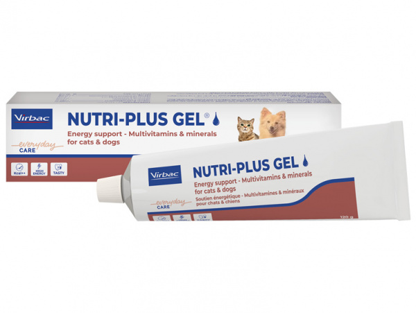 Nutri-Plus Gel для кошек и собак высокоэнергетический витаминный гель для поддержки организма, 120 г