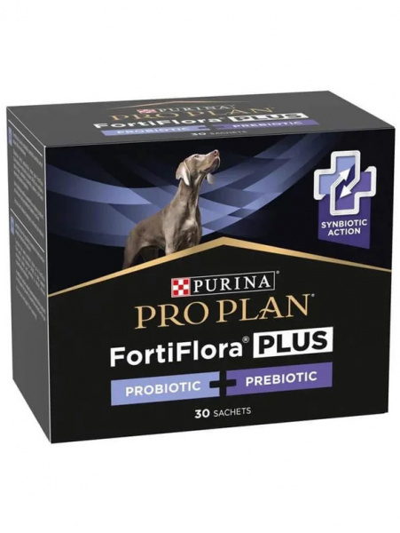 Pro Plan FortiFlora Plus кормовая добавка для собак для поддержания баланса микрофлоры