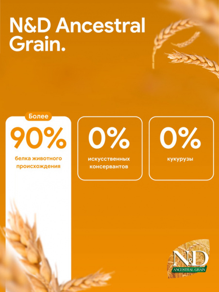 Farmina N&D Ancestral Grain Dog Puppy Mini купить в ZooKorm24.ru
