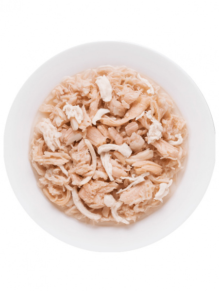 Grandorf Chicken With Seabass In Broth куриная грудка с сибасом, консервы купить в ZooKorm24.ru

