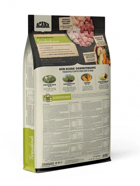 Acana Dog Grasslands сухой корм для собак всех возрастов, беззерновой, ягненок