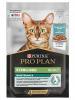 Purina Pro Plan Sterilised Maintenance влажный корм для стерилизованных кошек, кусочки в соусе, океаническая рыба, паучи