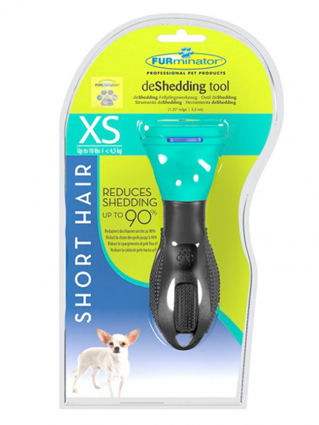 FURminator Short Hair XS Фурминатор для короткошерстных собак карликовых пород, 3см Старая коллекция