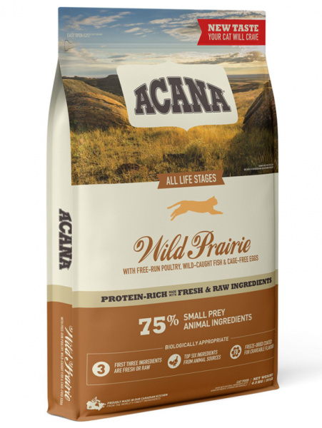 Acana Cat Wild Prairie сухой корм для кошек и котят всех пород, беззерновой
