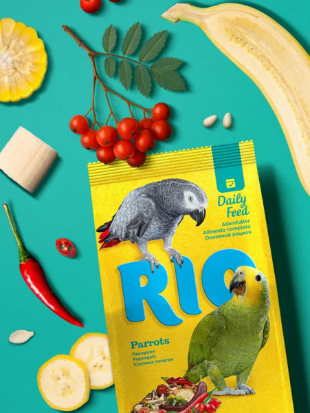 Rio Корм для крупных попугаев Основной рацион