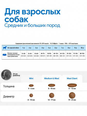 Farmina Prime N&D Dog Adult Medium&Maxi Grain-Free Для средних и крупных пород, Ягненок и черника