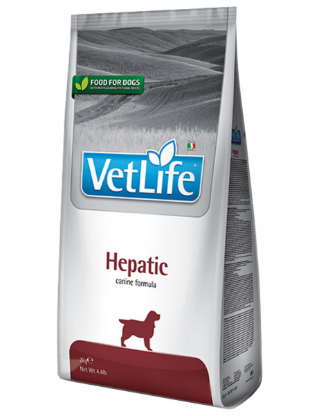 Farmina Vet Life Dog Hepatic, При заболеваниях печени