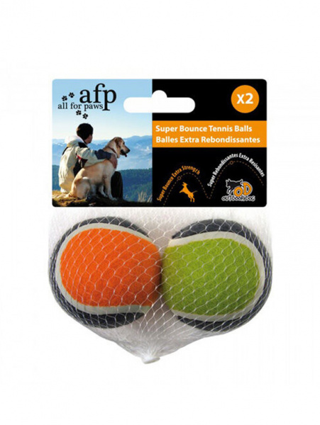 All For Paws Outdoor Мяч теннисный для собак  2шт 6,5см