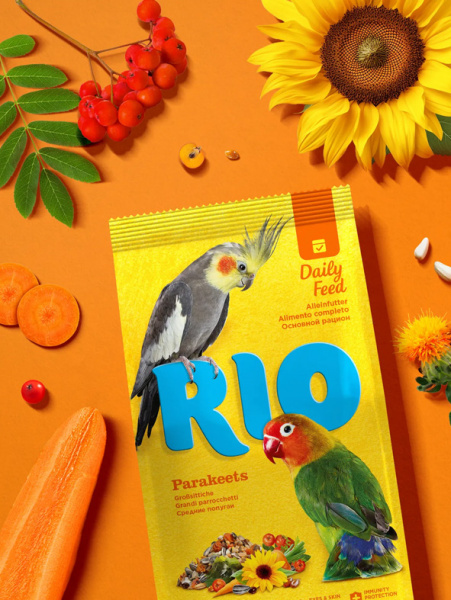 Rio Корм для средних попугаев Основной рацион