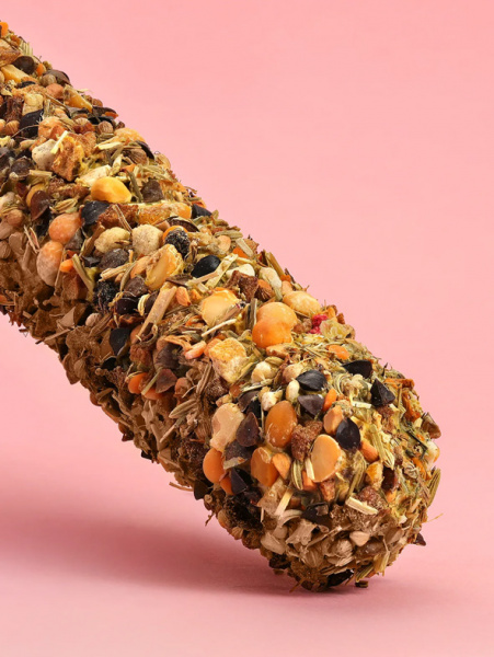 Little One Лакомство Зеленая долина съедобная беззерновая палочка с фруктами для декоративных животных, 180гр