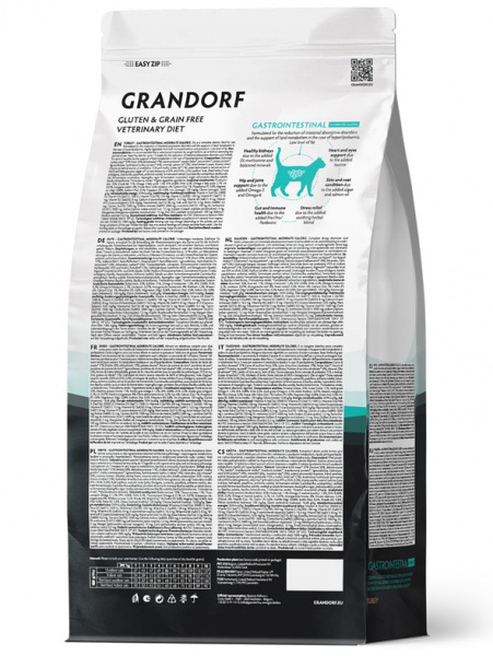 Grandorf Cat Vet Gastrointestinal Moderate Calorie купить в ZooKorm24.ru