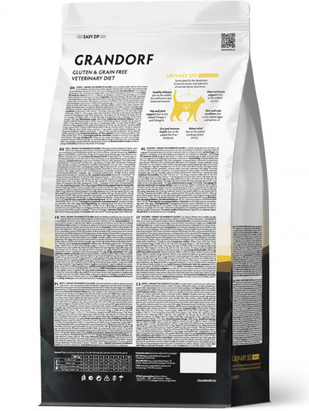 Grandorf Cat Vet Urinary Moderate Calorie купить в ZooKorm24.ru